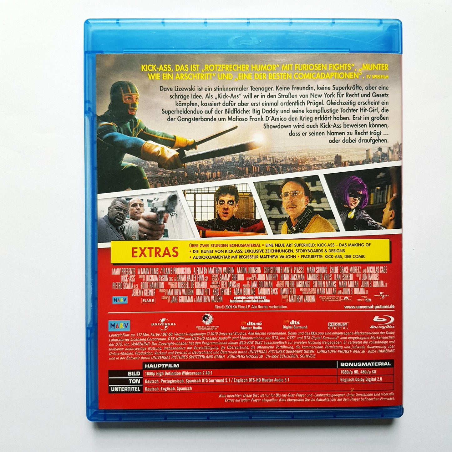 Kick-Ass - Nicolas Cage - Blu Ray Zustand sehr gut