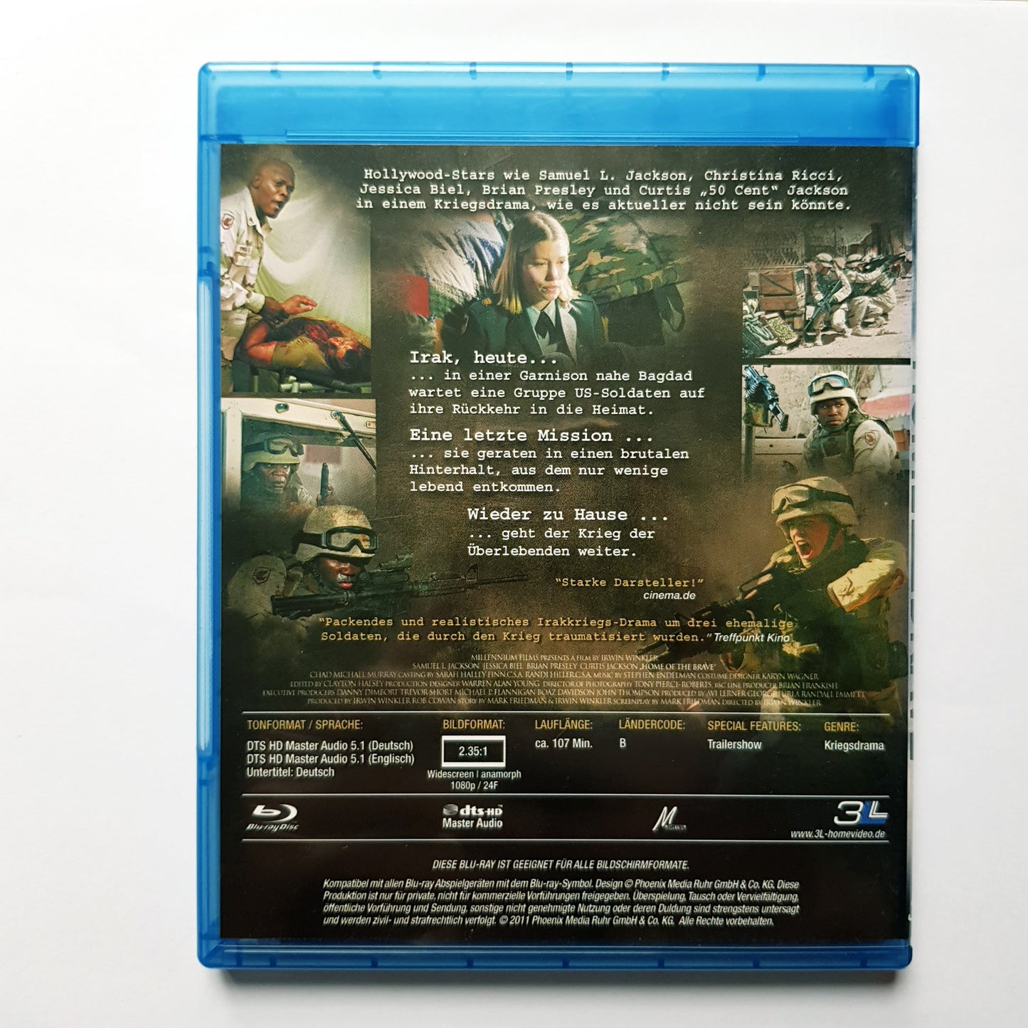 Home of the Brave - mit Samuel L. Jackson & 50 Cent - Blu Ray Zustand sehr gut