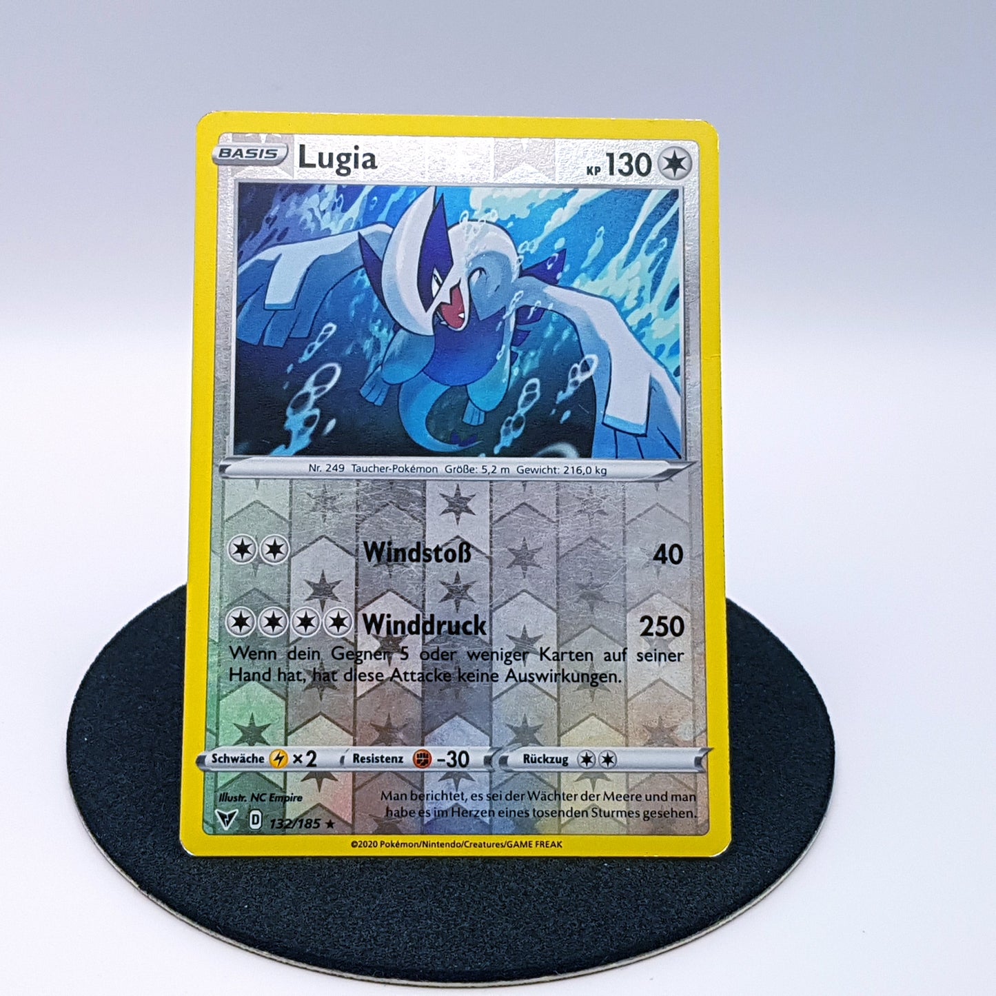 Lugia 132/185 rare reverse holo Schwert & Schild Farbenschock 2020 DE Pokemon