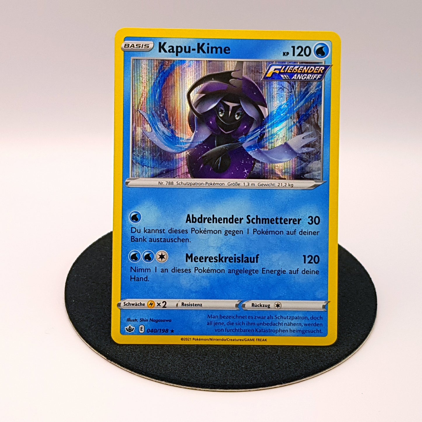 Kapu-Kime 040/198 rare holo Schwert & Schild Schaurige Herrschaft 2021 Pokemon
