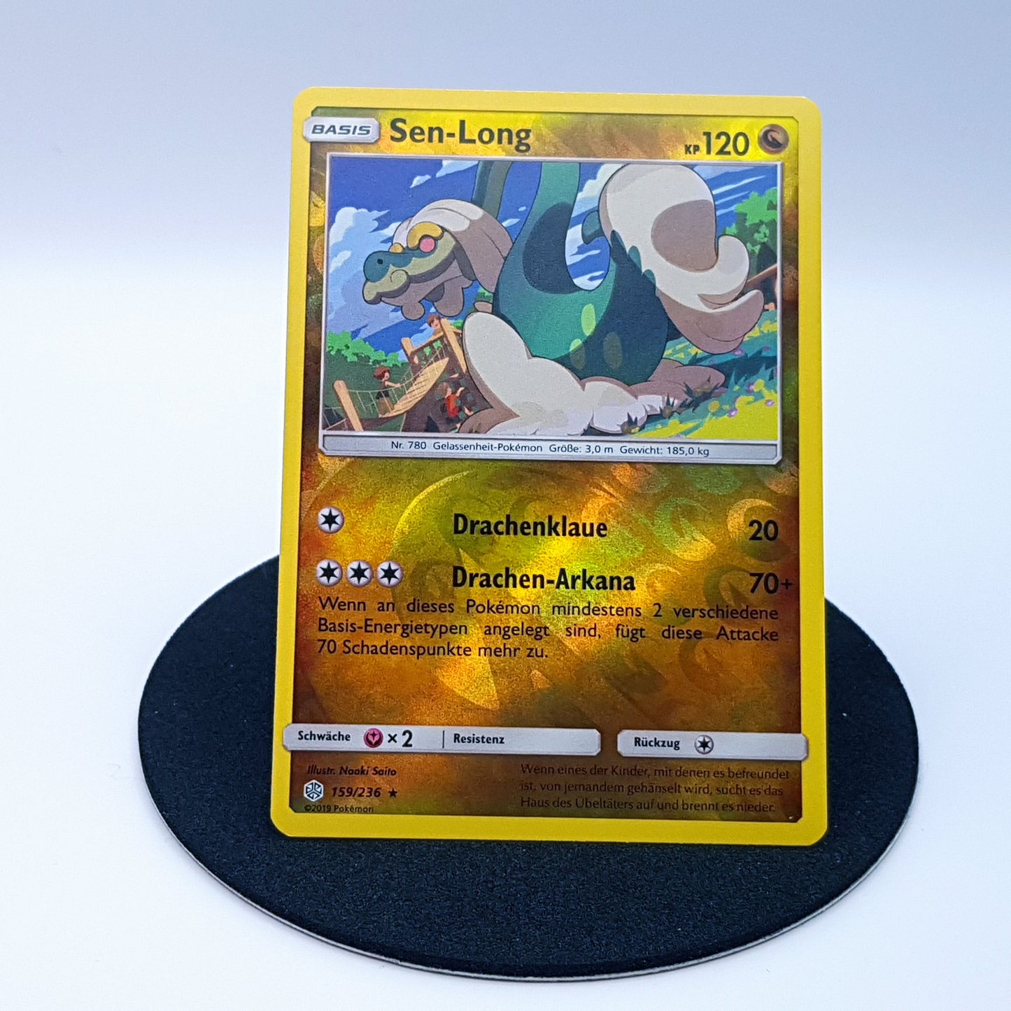 Sen-Long 159/236 rare reverse holo Sonne & Mond Welten im Wandel Pokemon