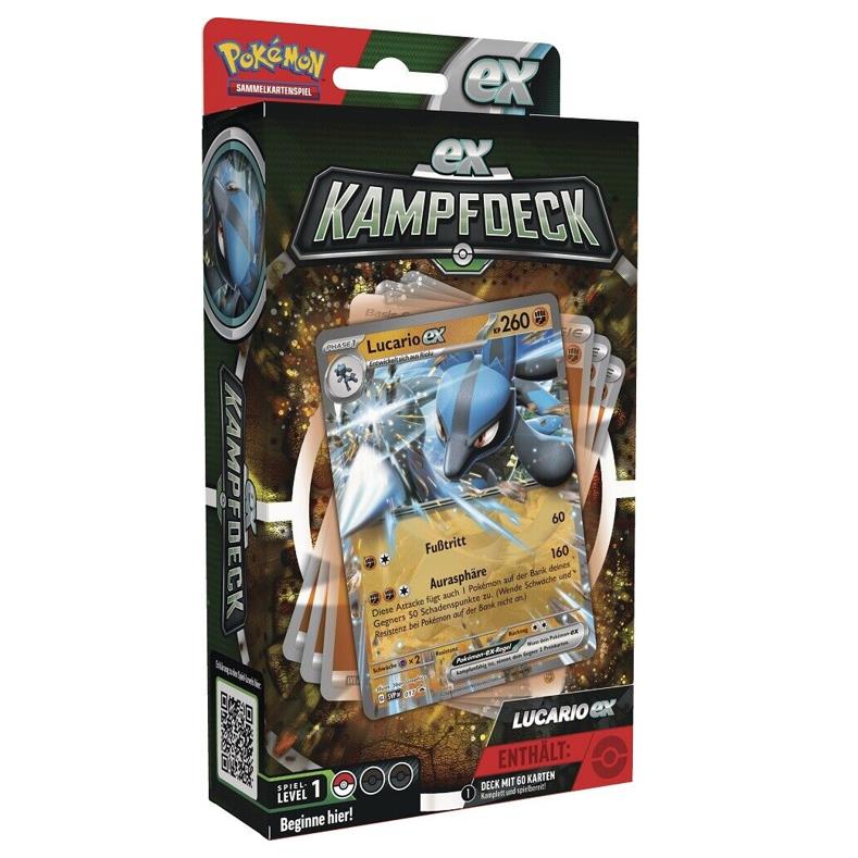 Pokemon ex Kampfdeck Ampharos ex Lucario ex Auswahl - DE deutsch NEU sealed