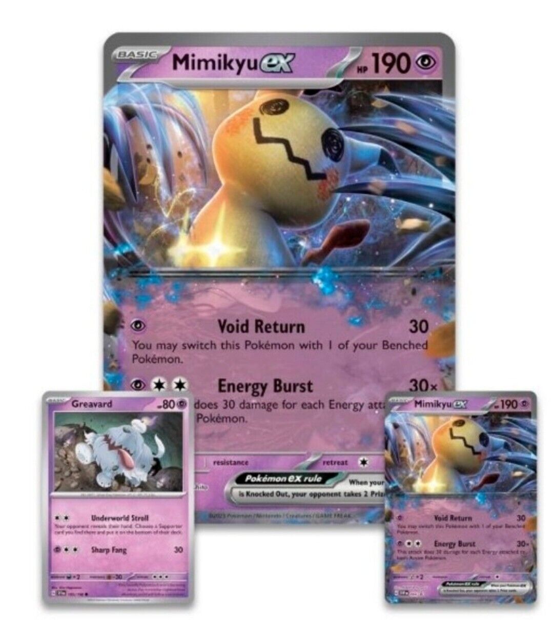 Pokemon Mimikyu ex March Box - EN english NEU sealed