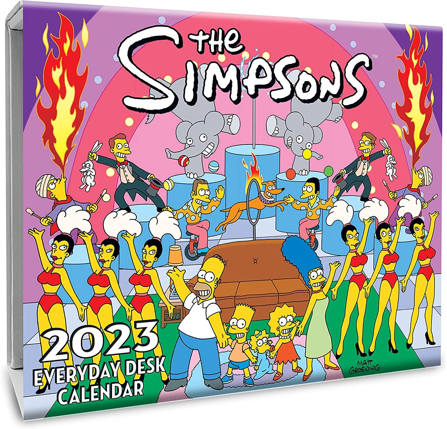 Simpsons Tagesabreißkalender Tischkalender 2023 Danilo