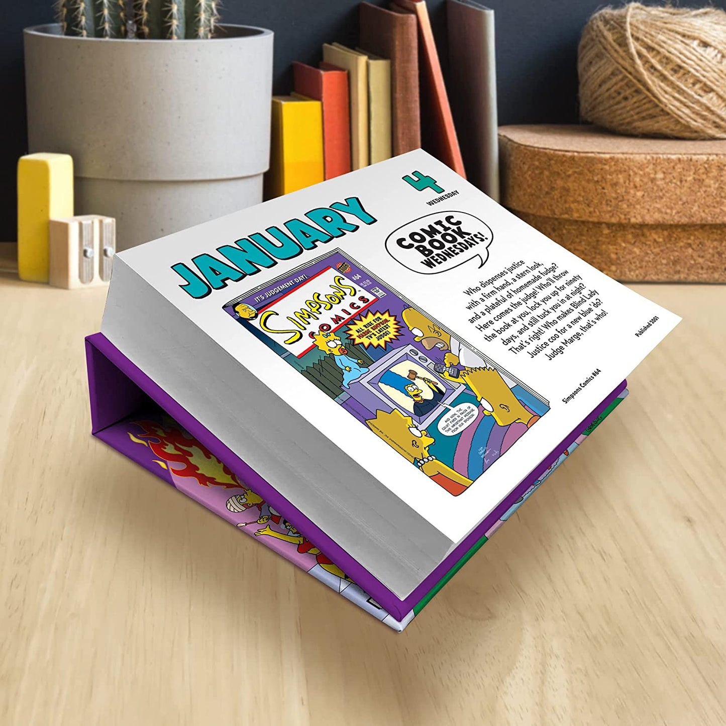 Simpsons Tagesabreißkalender Tischkalender 2023 Danilo