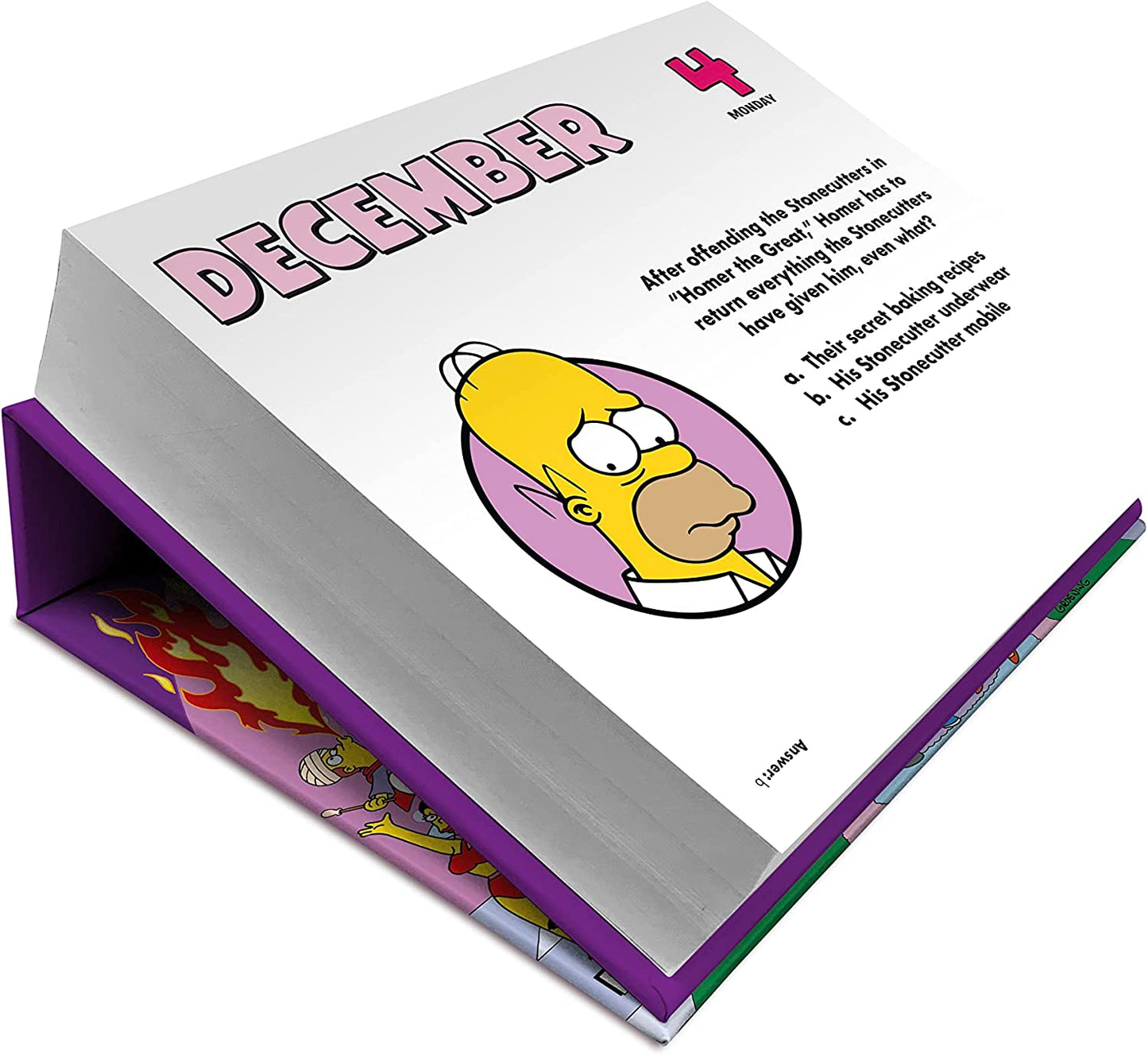 Simpsons Tagesabreißkalender Tischkalender 2023 Danilo