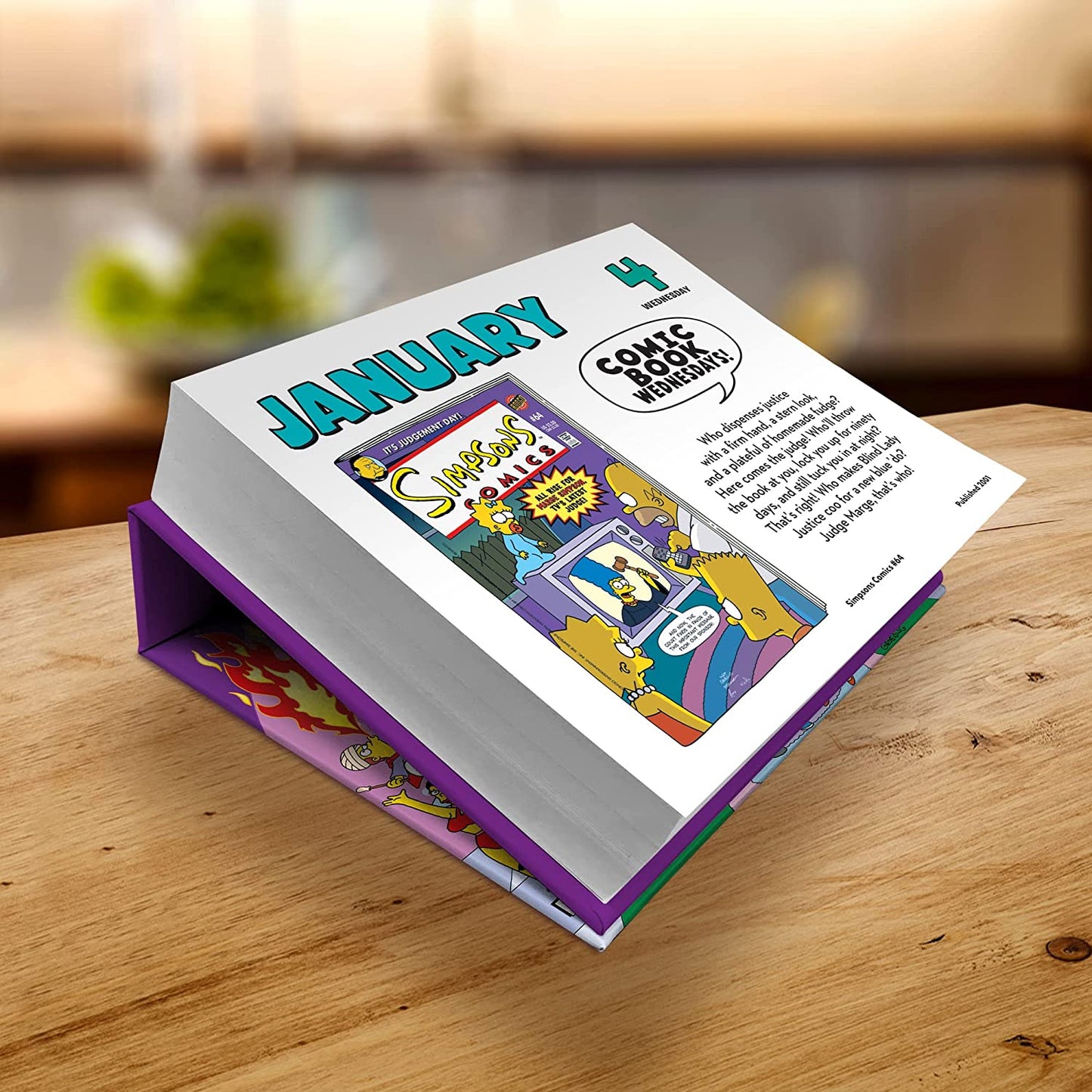 Simpsons Tagesabreißkalender Tischkalender 2023 Danilo