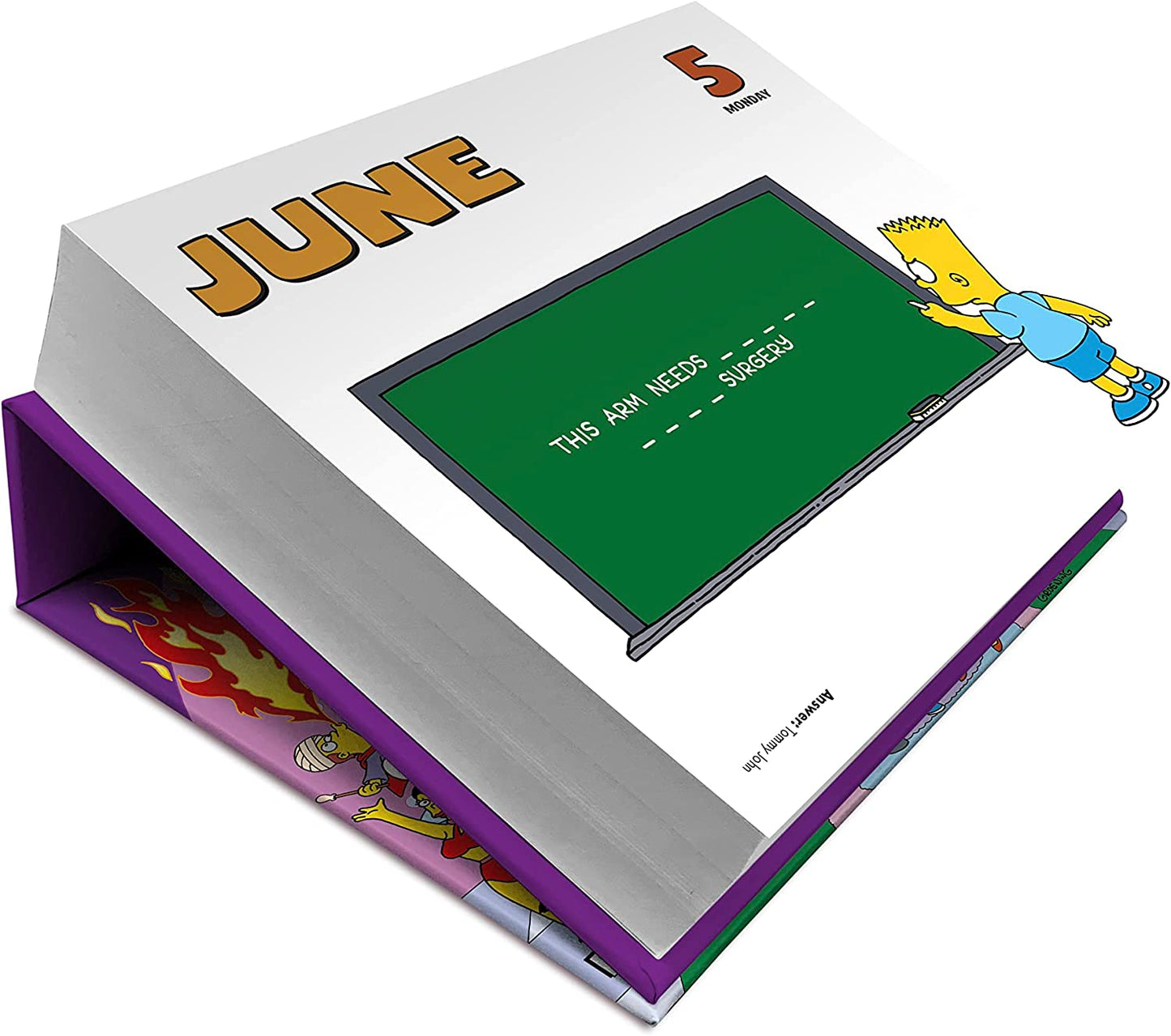 Simpsons Tagesabreißkalender Tischkalender 2023 Danilo