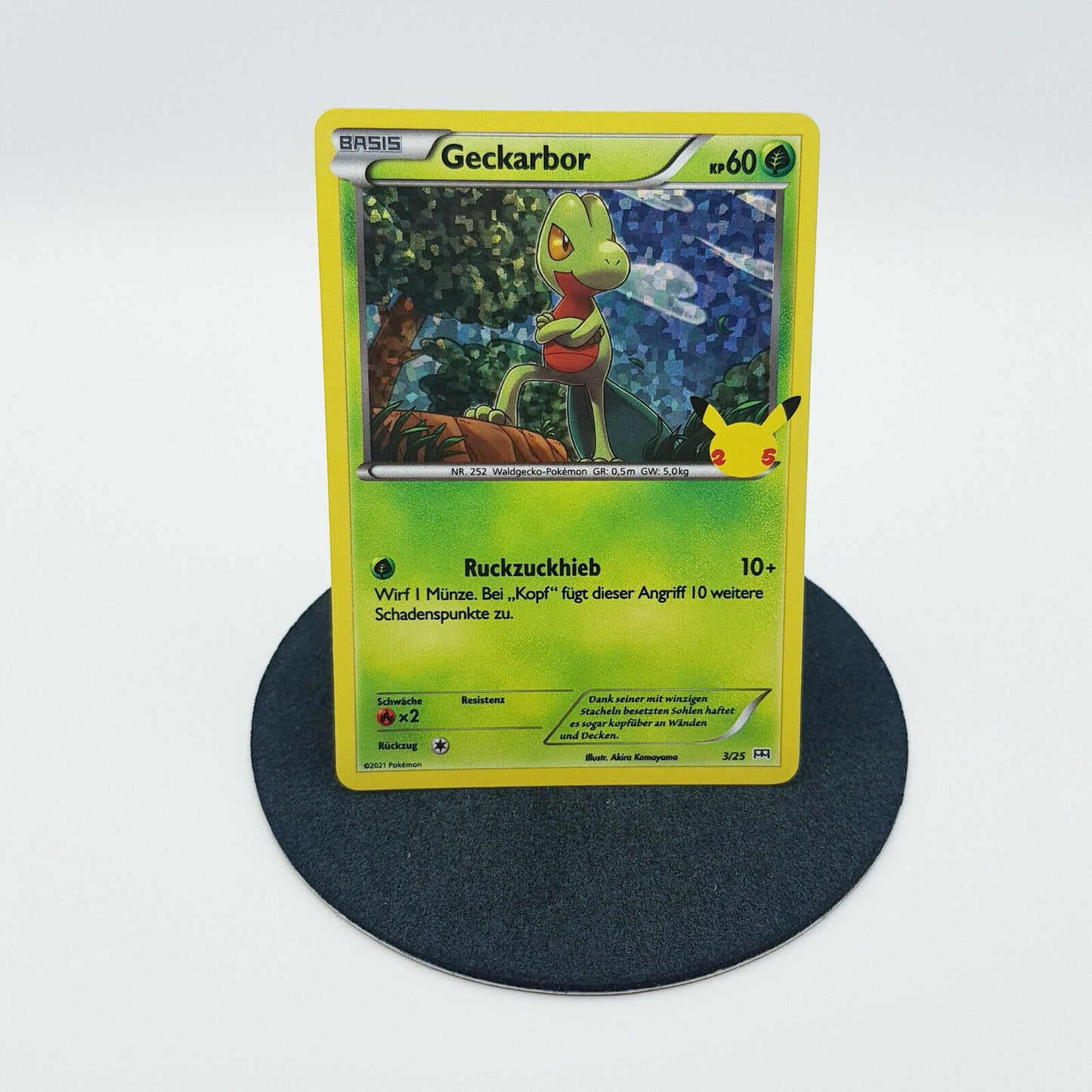 Pokemon Karte - Geckarbor 3/25 holo - McDonalds Collection 2021 - MINT deutsch