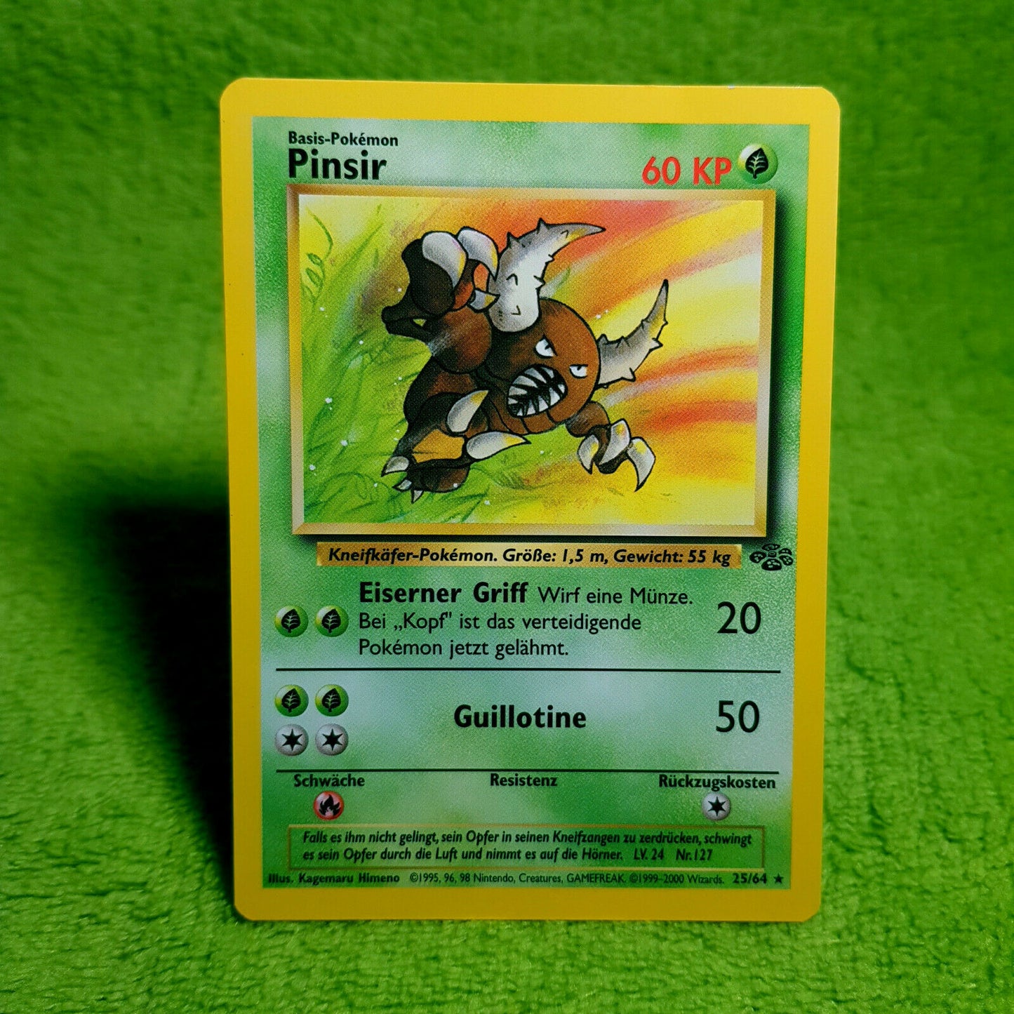 Pokemon - Pinsir 25/64 - rare - Dschungel Set (2000) - MINT