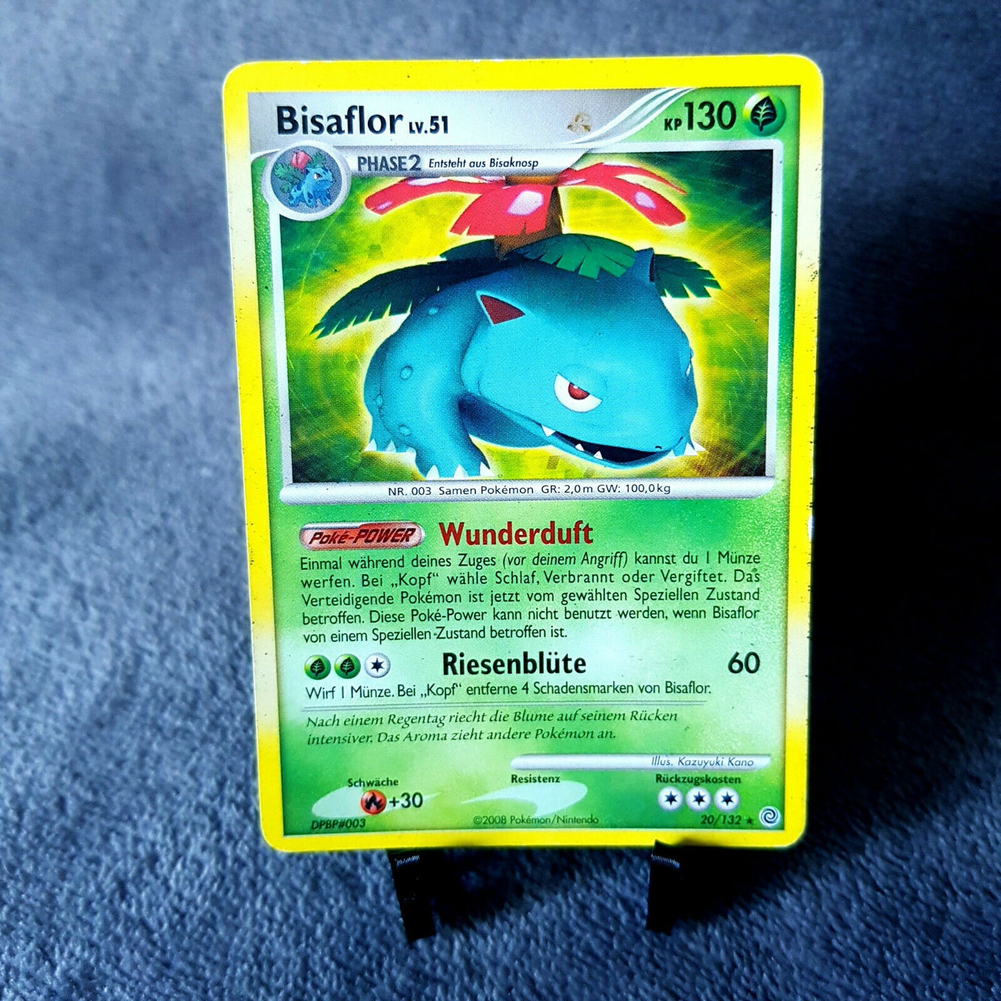 Pokemon - Bisaflor Venusaur 20/132 rare - Diamant & Perl 2008 - GOOD condition