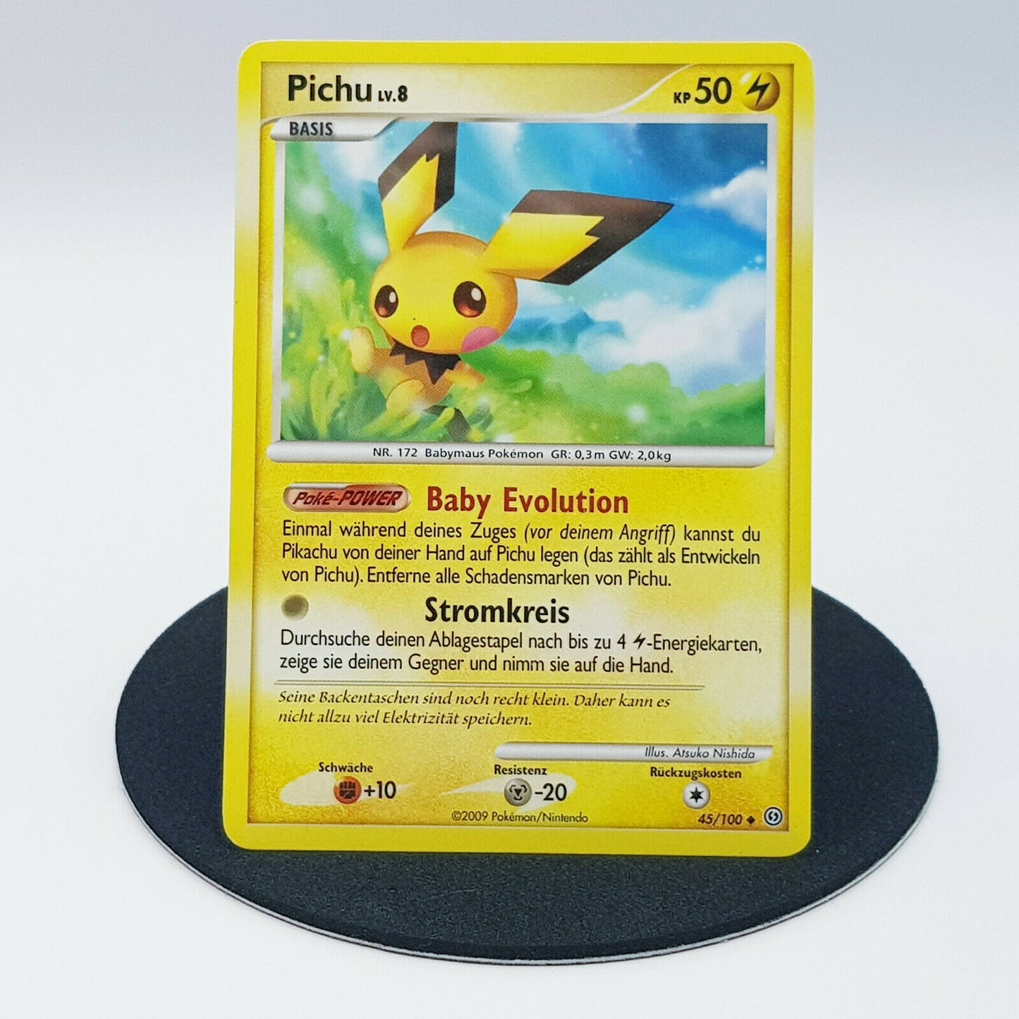 Pokemon Karten Pichu 45/100 Diamant & Perl Sturmtief 2009