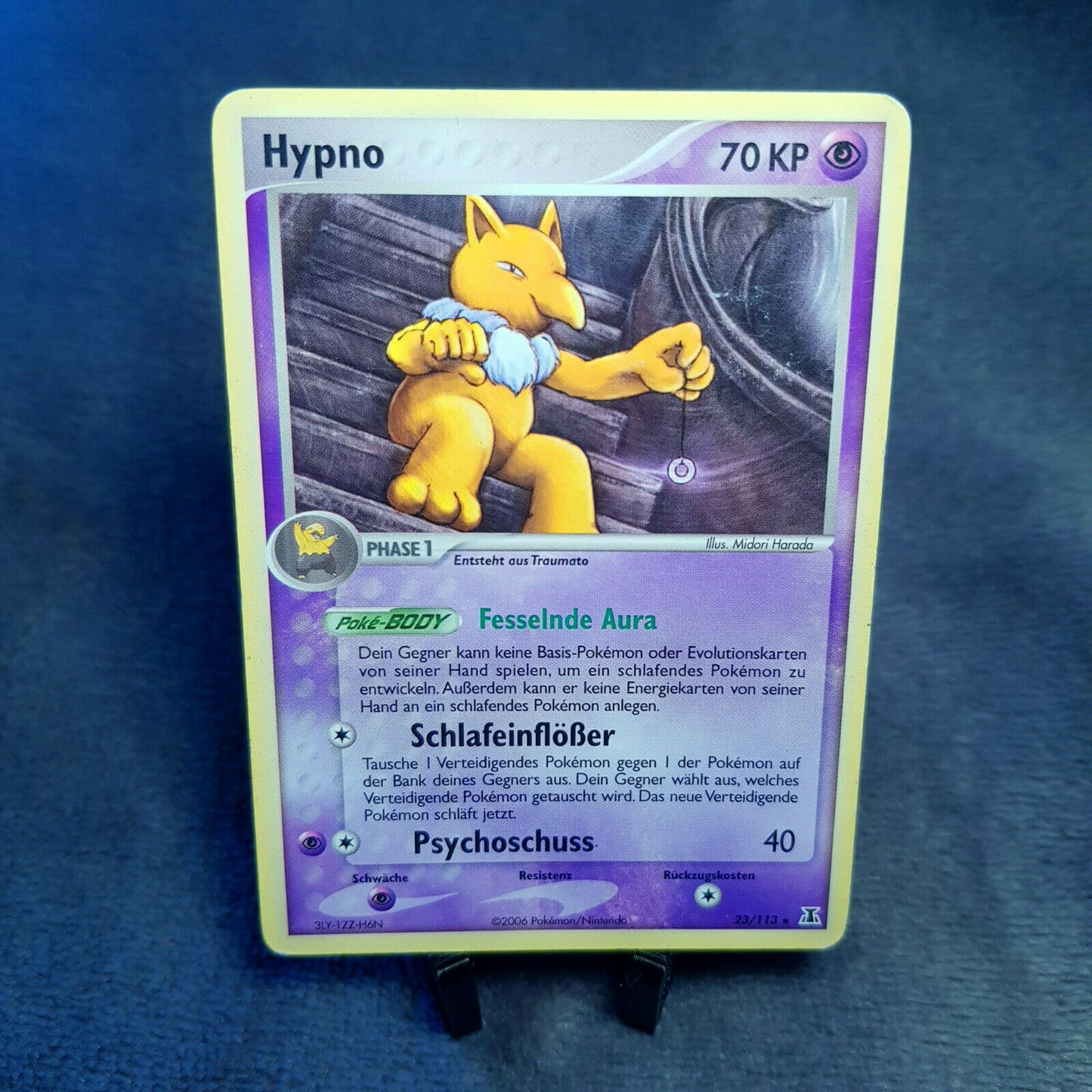 Pokemon - Hypno 23/113 rare - TCG Ex Delta Species (2006) - deutsch