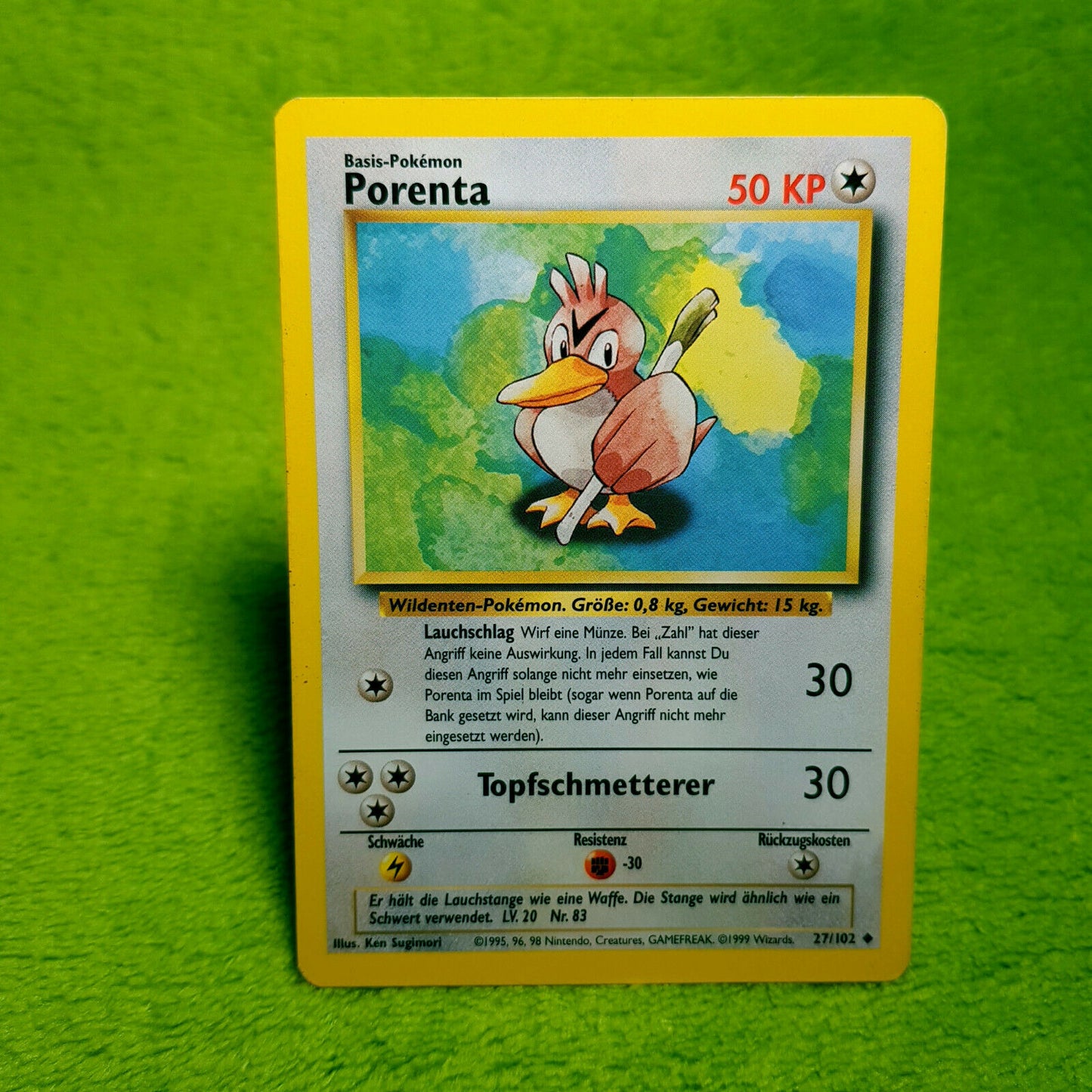 Pokemon - Porenta 27/102 - Base Set (1999) - MINT