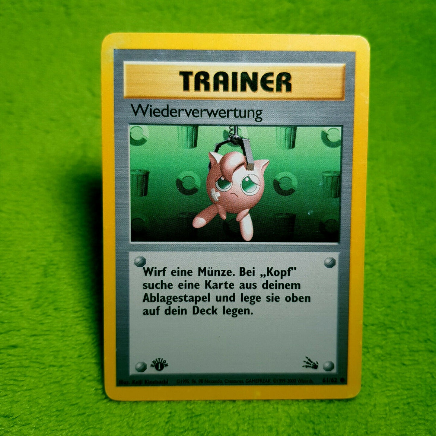 Pokemon Trainer - Wiederverwertung 61/62- 1. Edition - Fossil Set (1999)