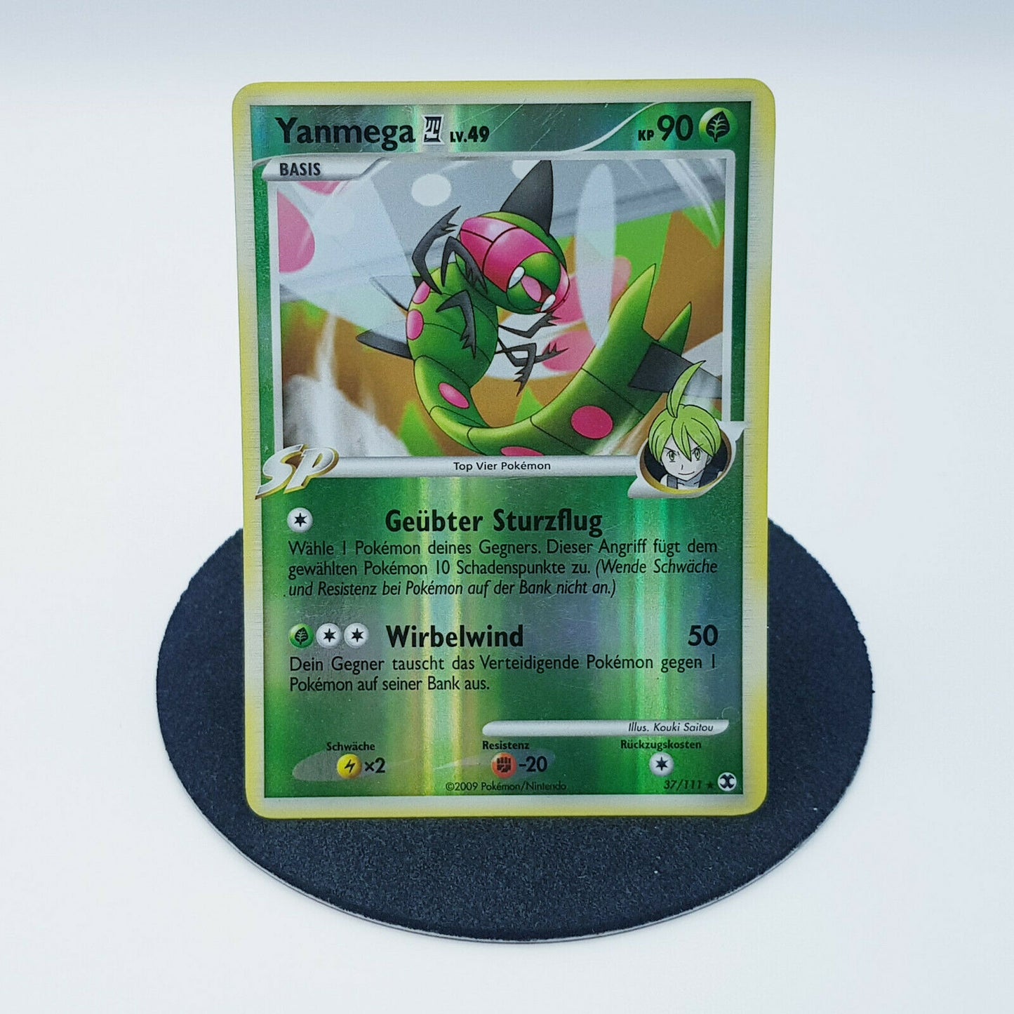 Pokemon Card Yanmega 37/111 rare holo Neo Genesis 2001 Near Mint