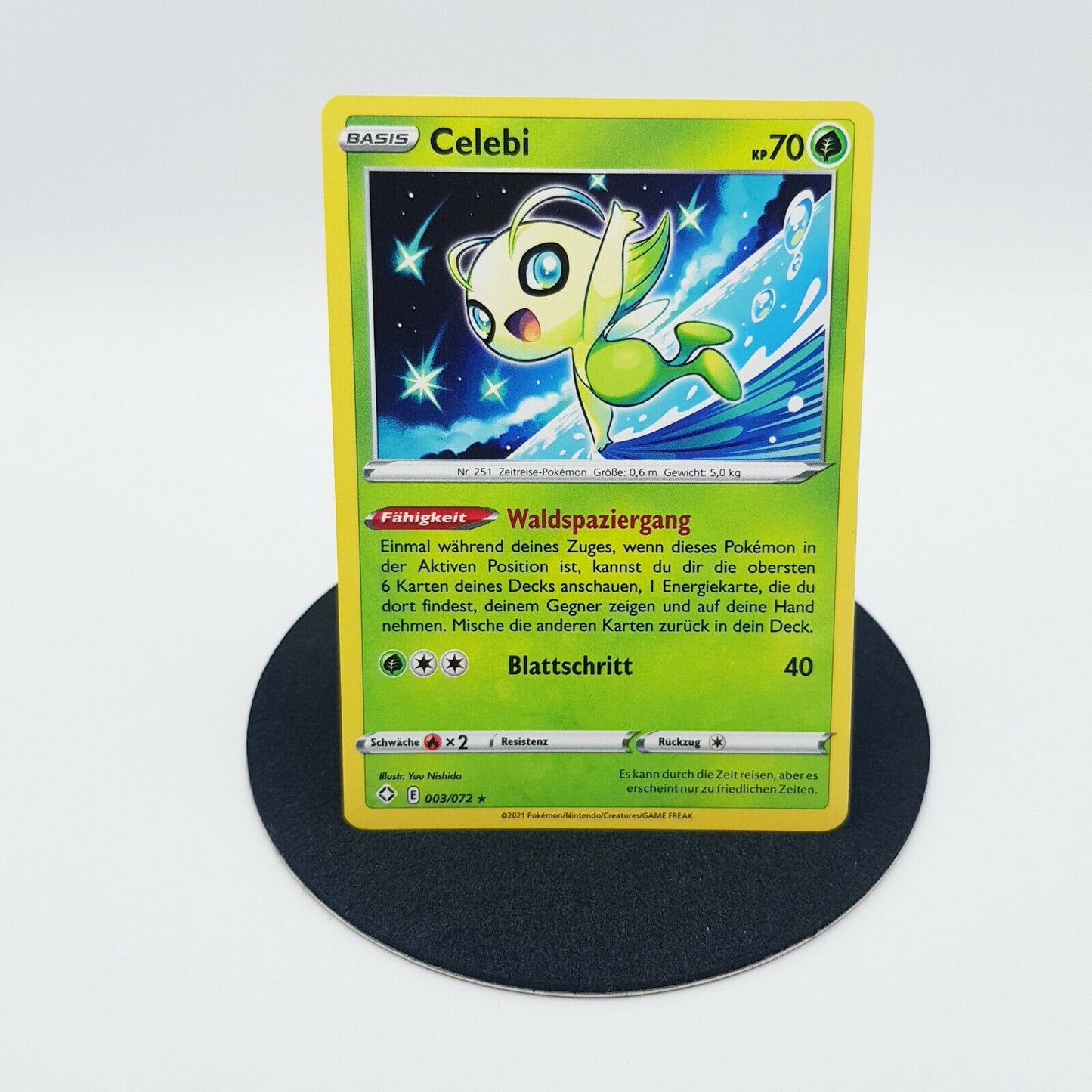 Pokemon Karte - Celebi 003/072 S&S glänzendes Schicksal 2021 deutsch MINT