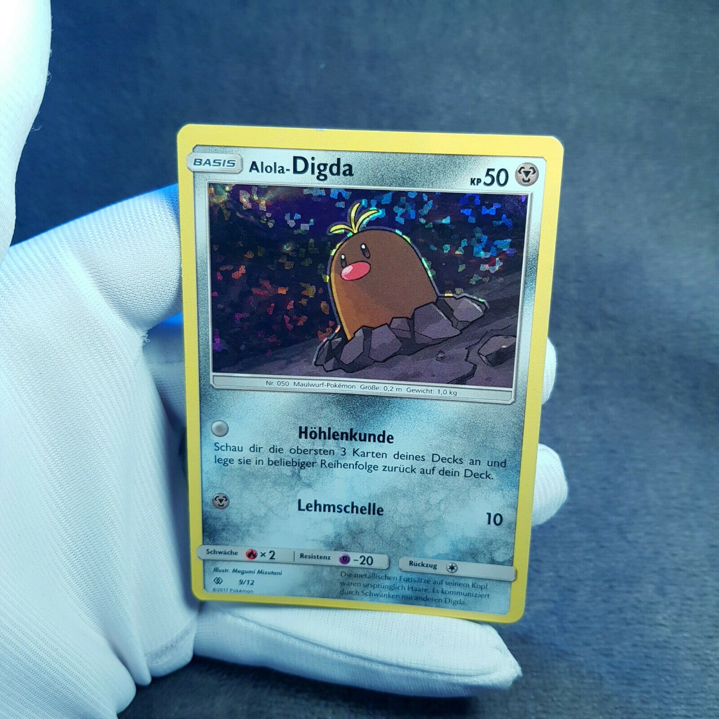 Pokemon - Alola-Digda 9/12 holo - TCG Sonne & Mond (2017) - NM