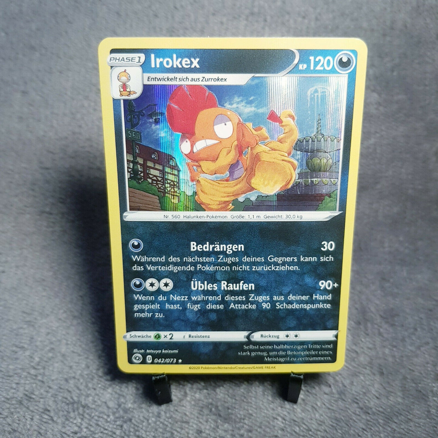 Pokemon Karte | Irokex 42/73 rare holo | deutsch | PSA | mint
