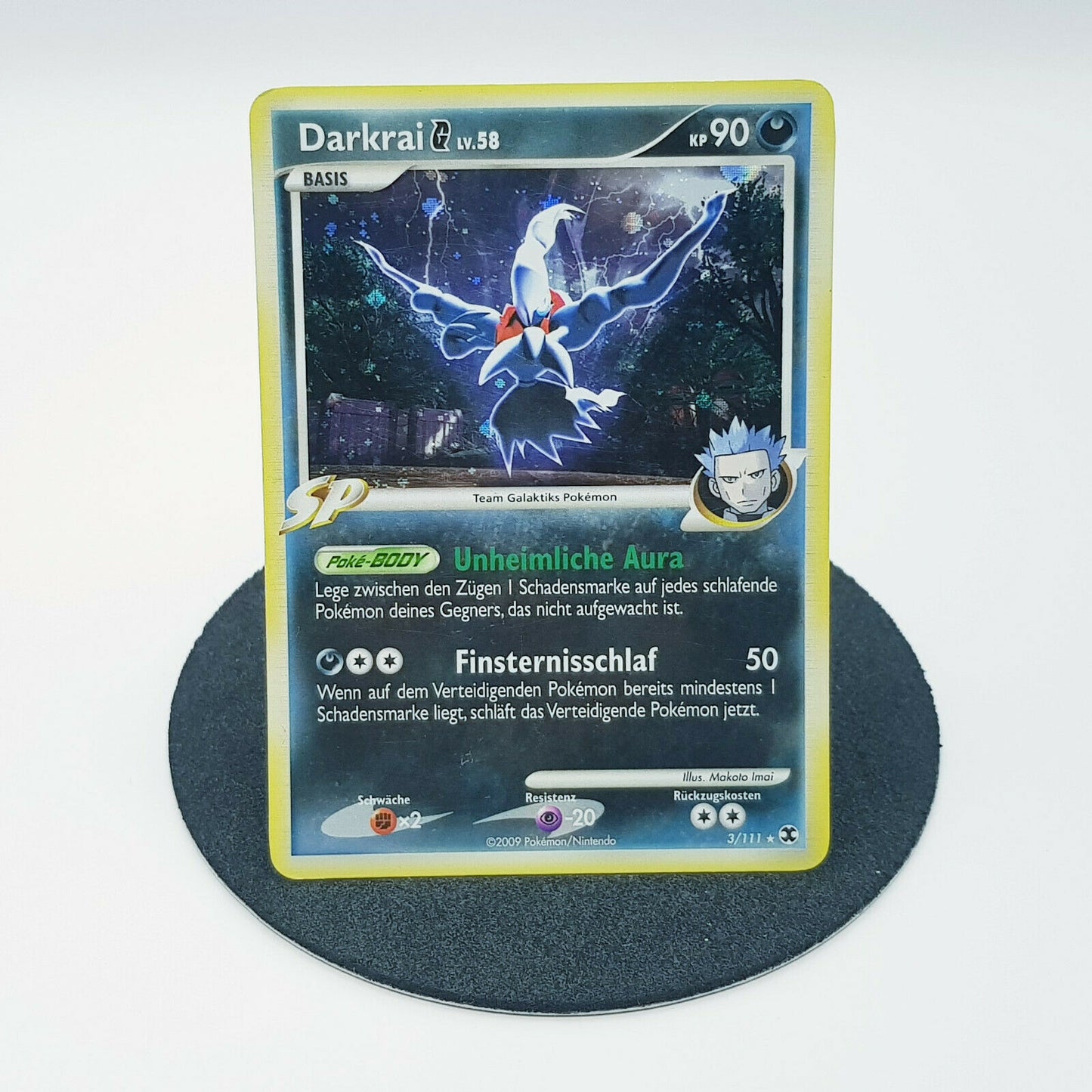 Pokemon Card Darkrai 3/111 rare holo Neo Genesis 2001