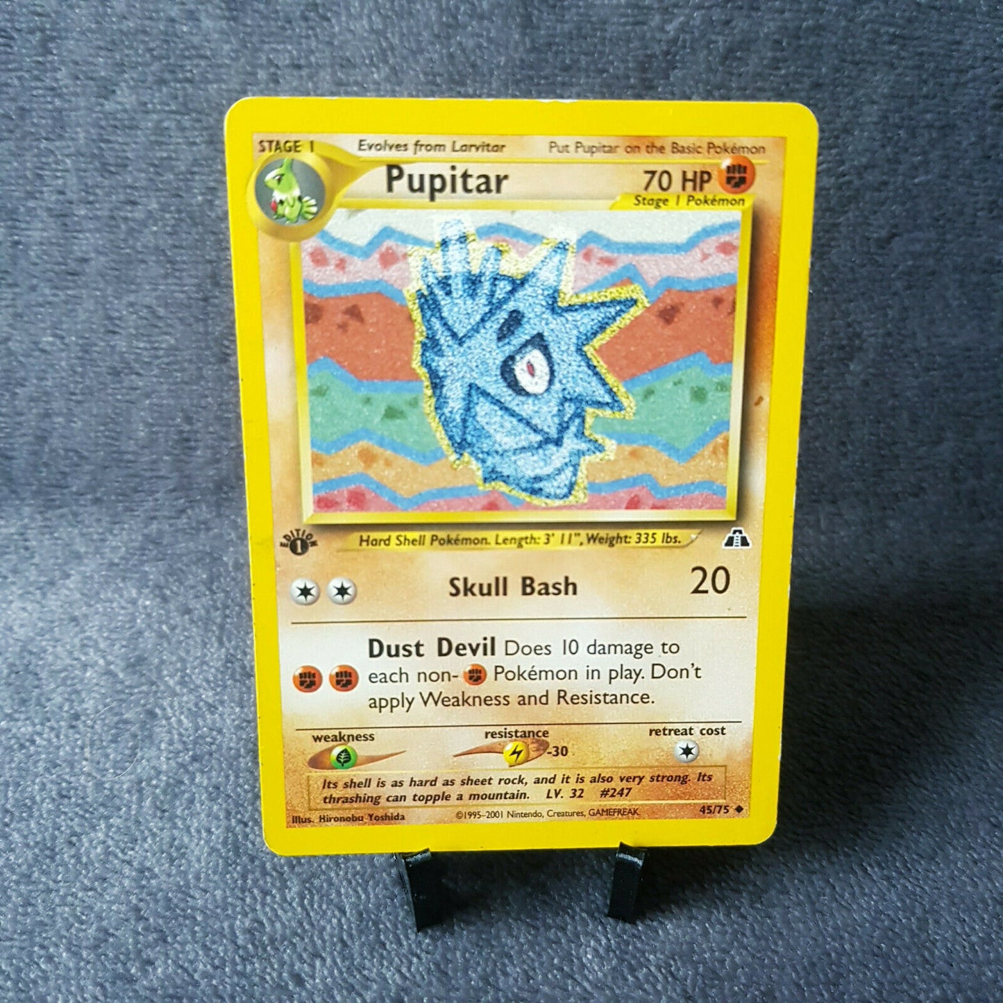 Pokemon - Pupitar 45/75 - 1. Edition - Neo Discovery (2001) - englisch
