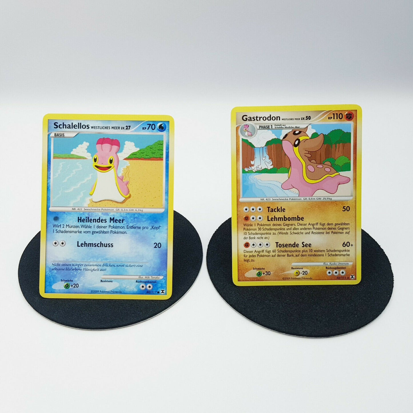 Pokemon Card Schalellos 80/111 Gastrodon 22/111 Aufst. d. Rivalen 2009 Near Mint