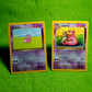 Pokemon - Flegmon 55/62 Lahmus 43/62 - 1. Edition - Fossil Set (1999) - MINT