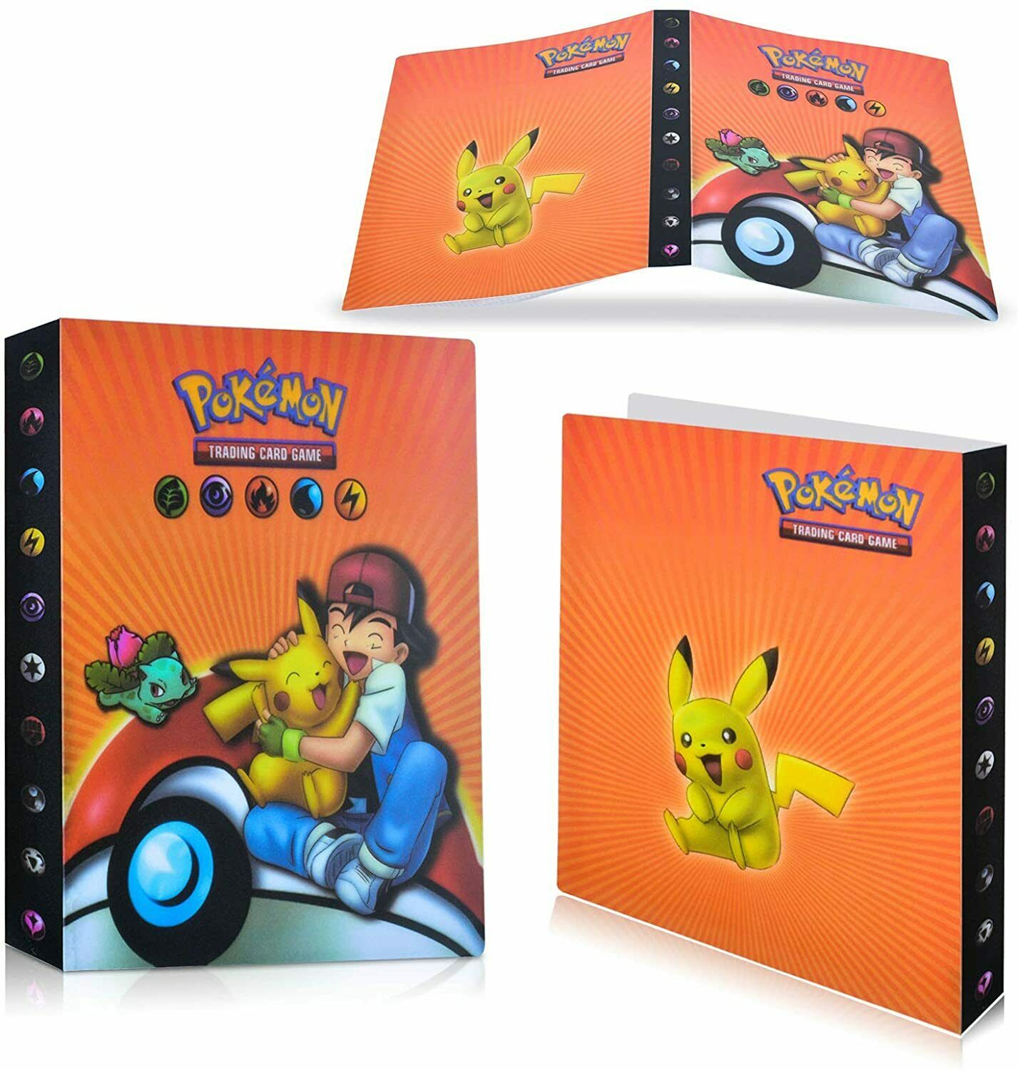 Sammelkartenalbum für 224 Pokemonkarten Sammelhefter Sammelordner Pokemon EX GX