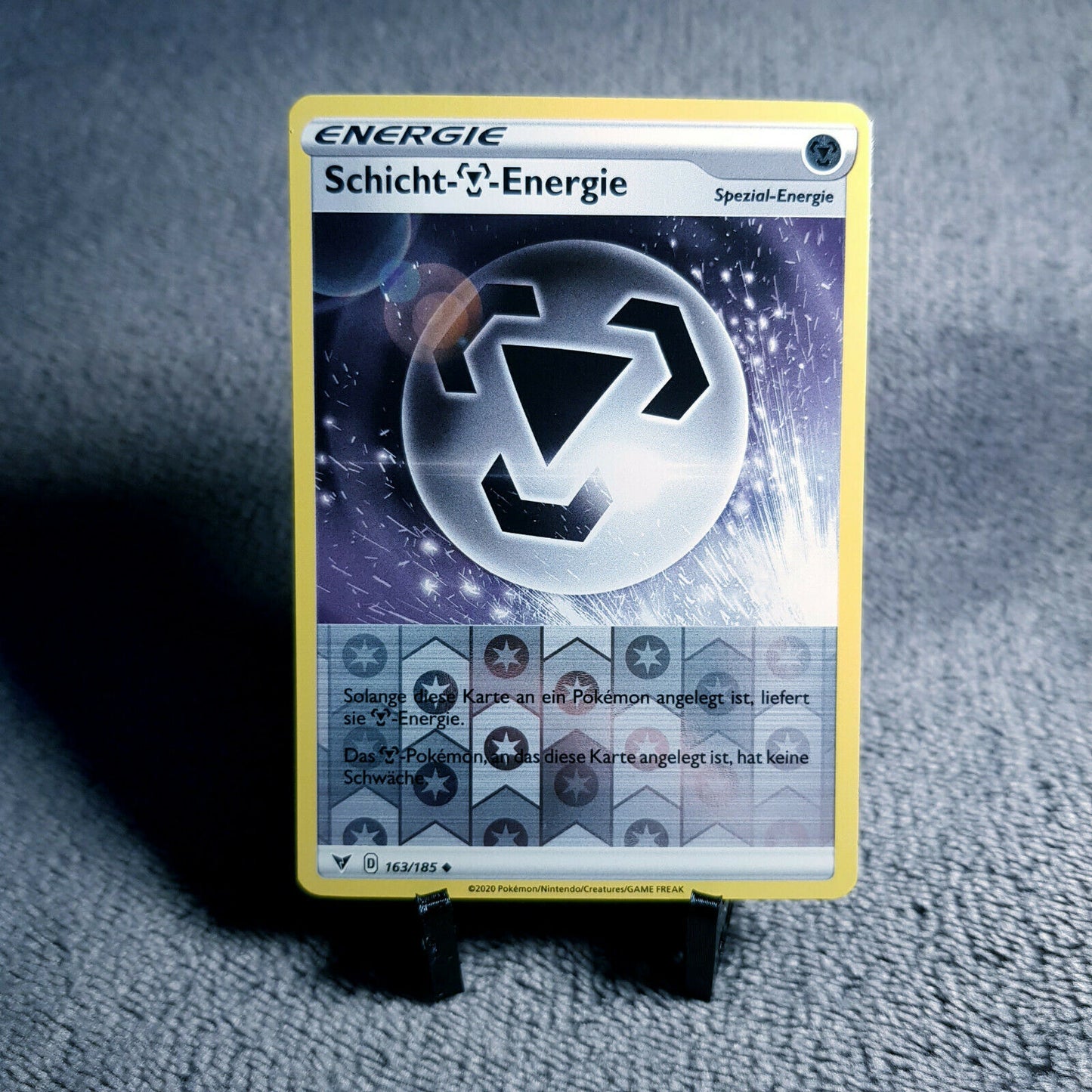 Pokemon Karte | Schicht Energie 163/185 holo | deutsch | PSA | mint