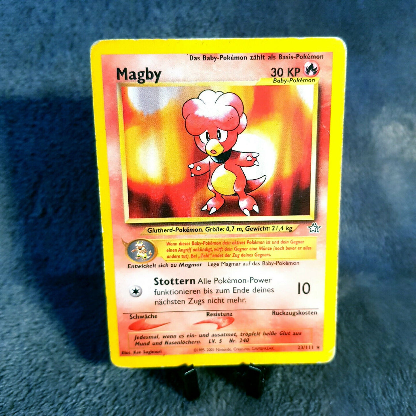 Pokemon - Magby 23/111 rare - Neo Genesis 2001