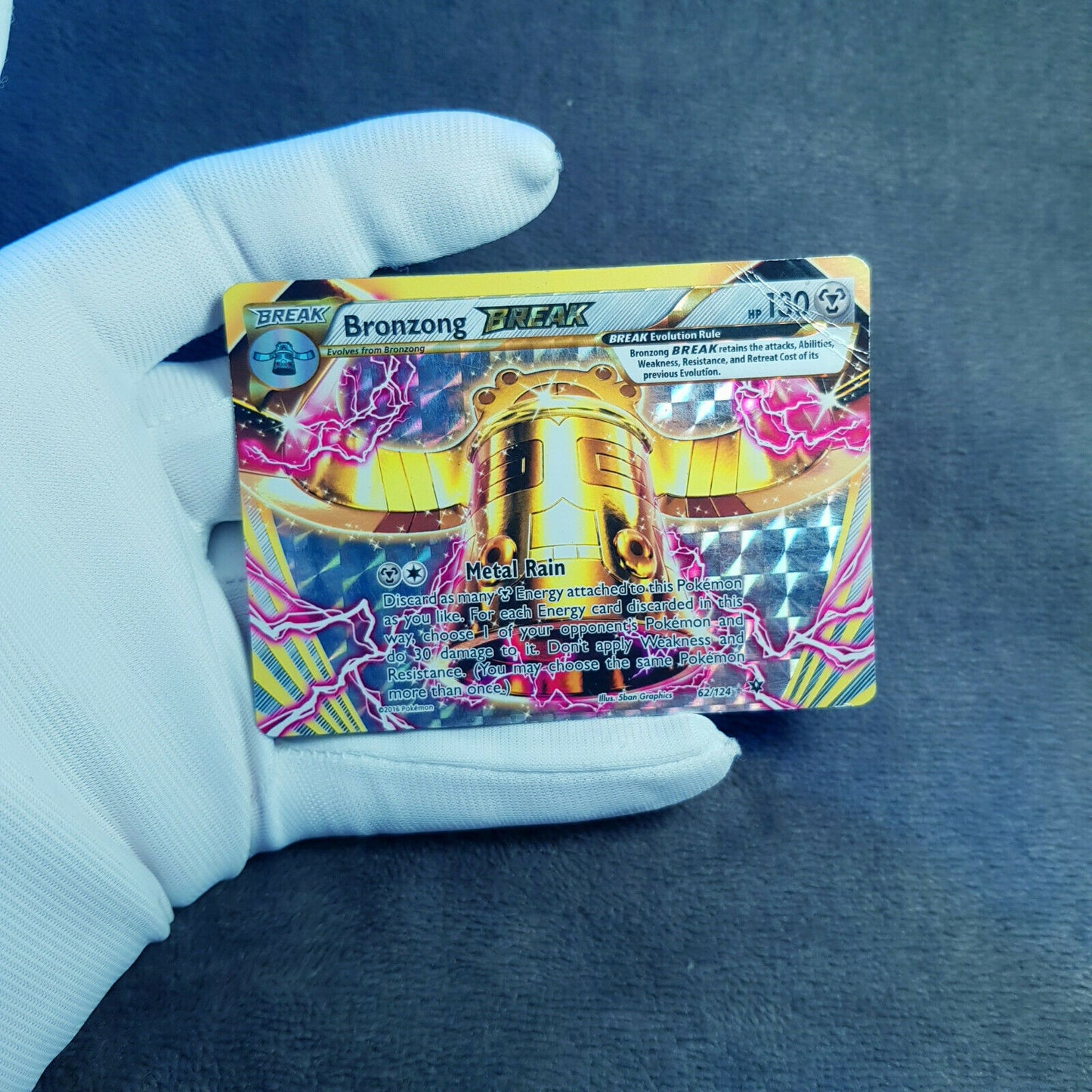 Pokemon - Bronzong Break 62/124 rare holo - XY Fates Collide (2016)