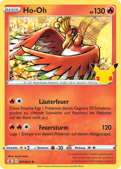 Pokemon Celebrations 25th Anniversary Karten zur Auswahl (Pikachu Mew Lugia uvm)