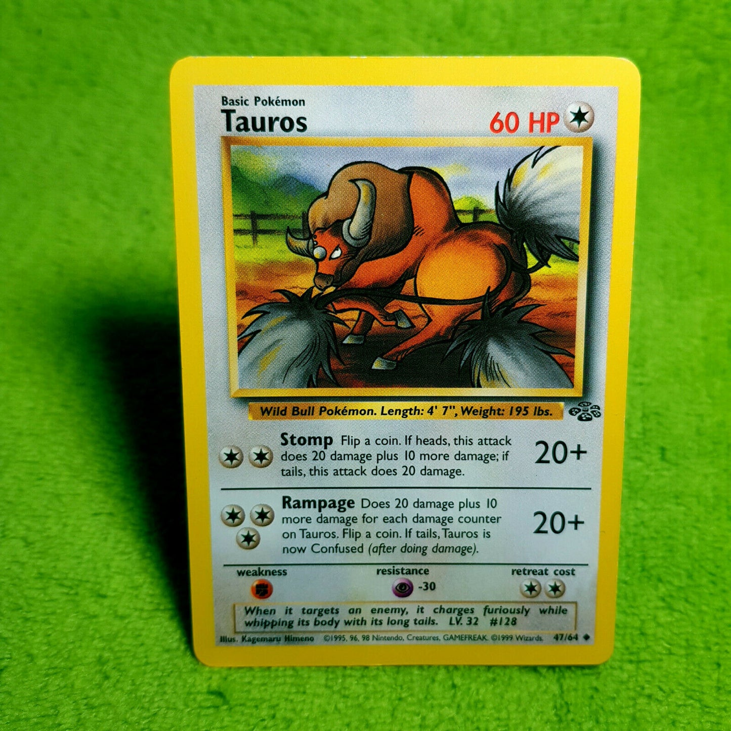 Pokemon - Tauros 47/64 - Jungle Set (1999) - englisch