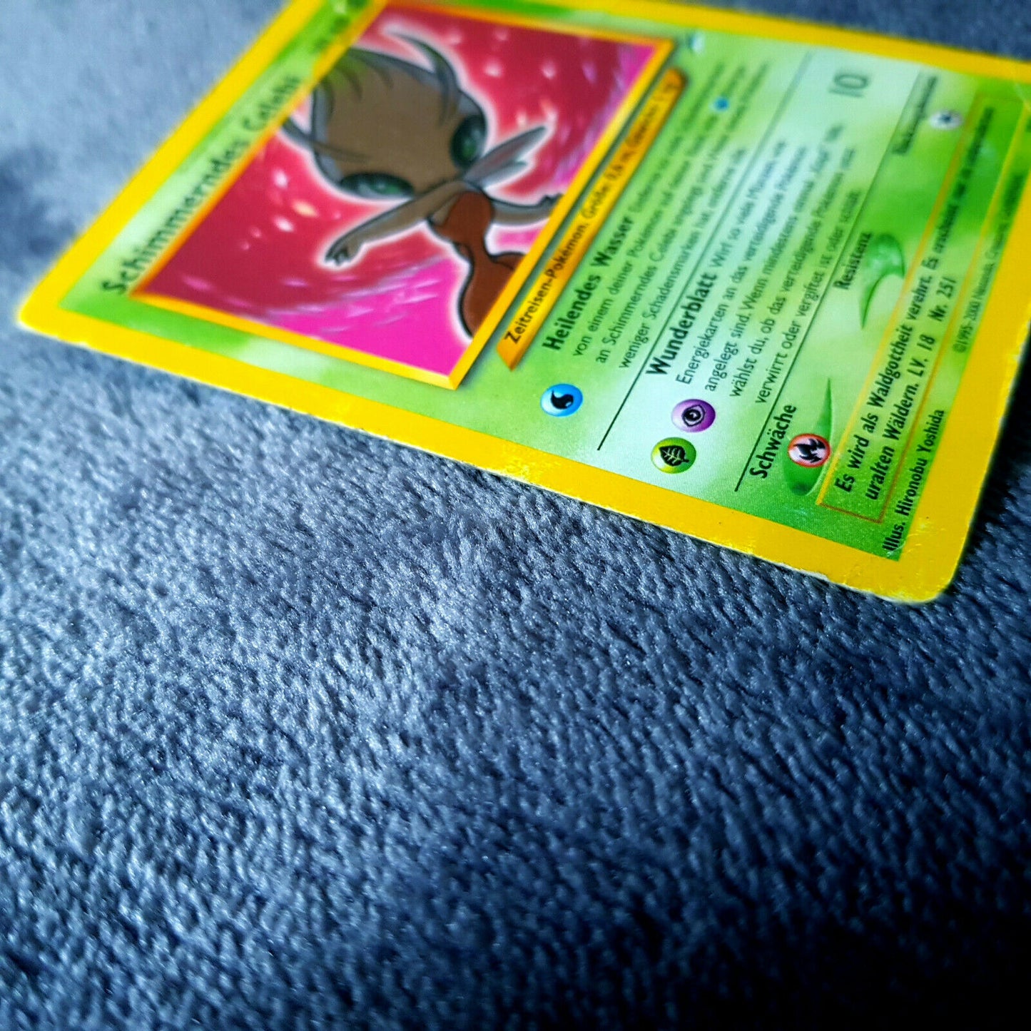 Pokemon - Schimmerndes Celebi 106/105 - secret rare holo - Neo Destiny 2002