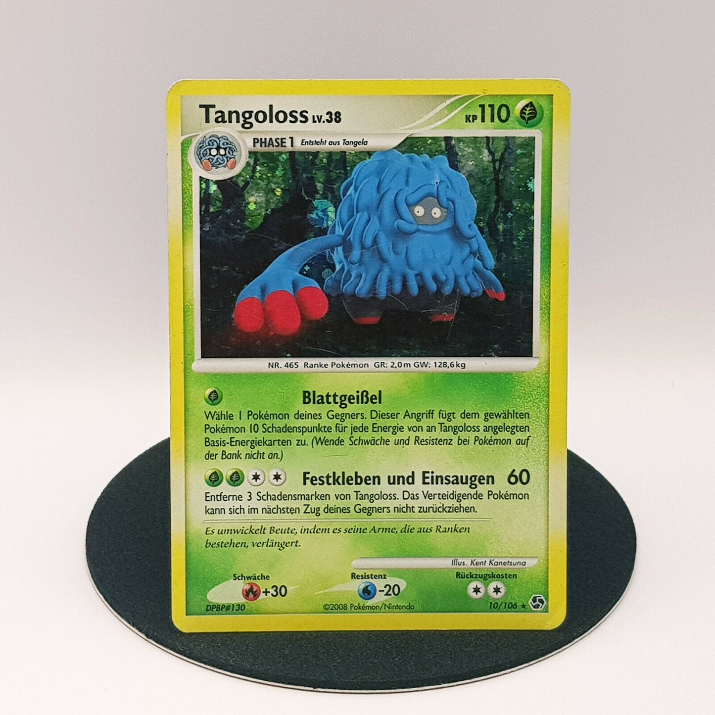 Pokemon Karte Tangoloss 10/106 rare holo Diamant & Perl 2008 DE