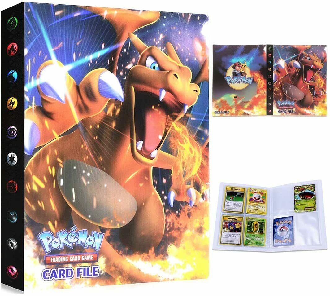 Sammelkartenalbum für >200 Pokemonkarten Sammelhefter Sammelordner Pokemon EX GX