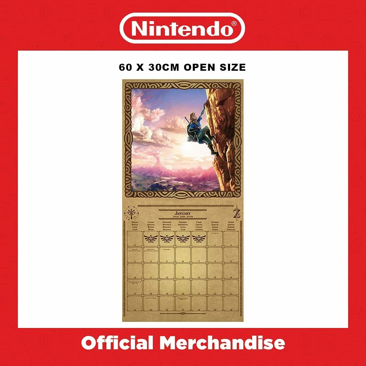 Wandkalender 2022 - The Legend of Zelda - Breath of the Wild