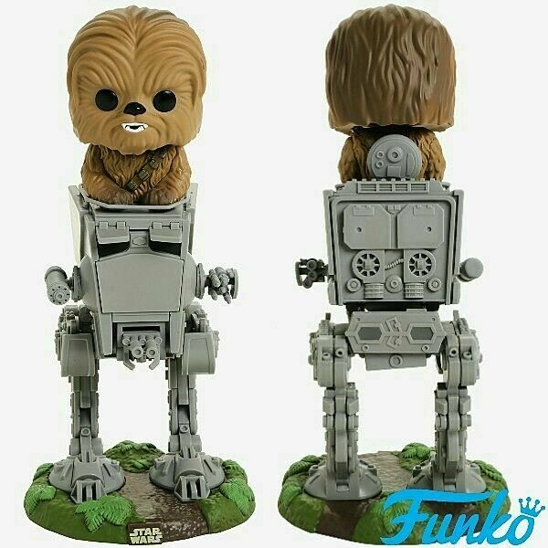 FUNKO POP Star Wars #236 Chewbacca with AT-ST - Vinyl Figur NEU