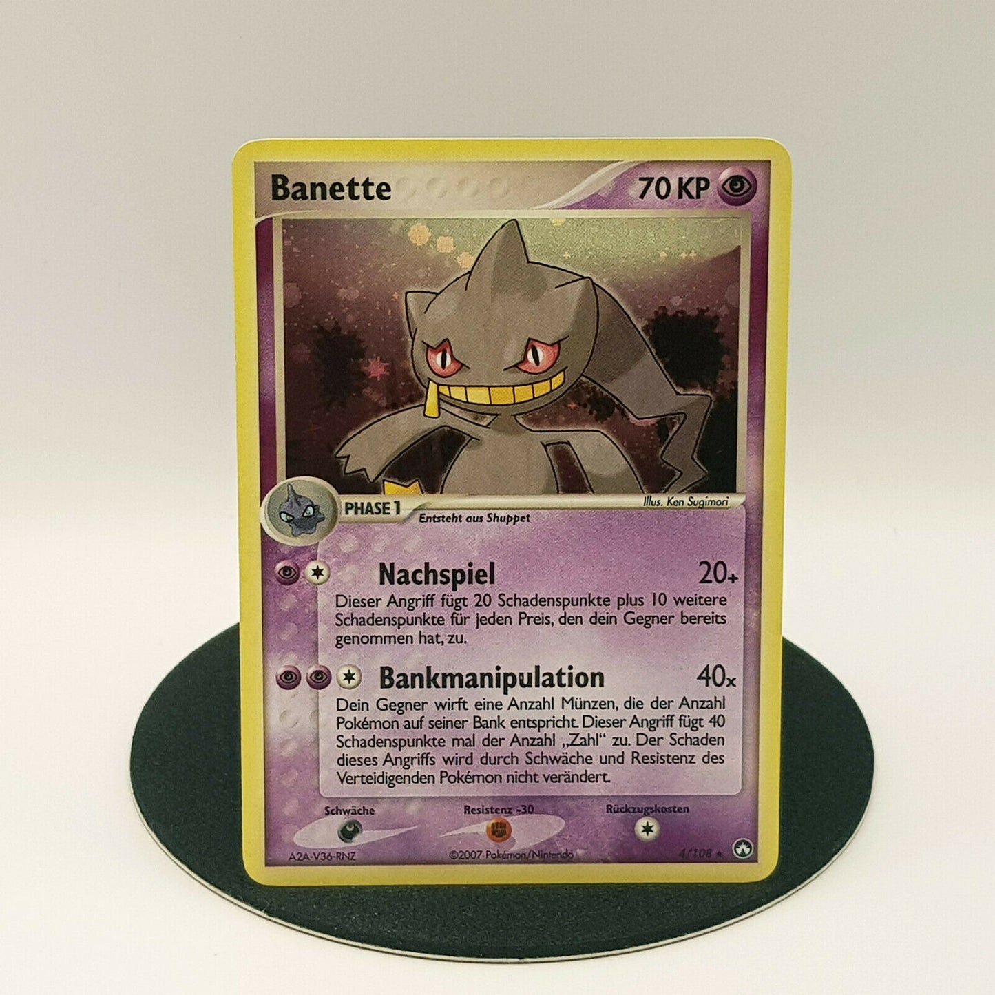 Pokemon Karte Banette 4/108 holo rare EX Power Keepers 2007 Near Mint