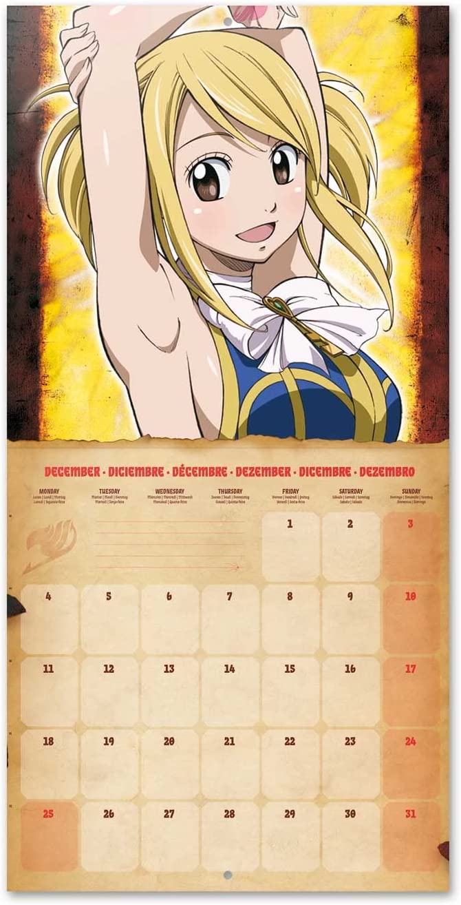 Fairy Tail Kalender Wandkalender 2023 Erik