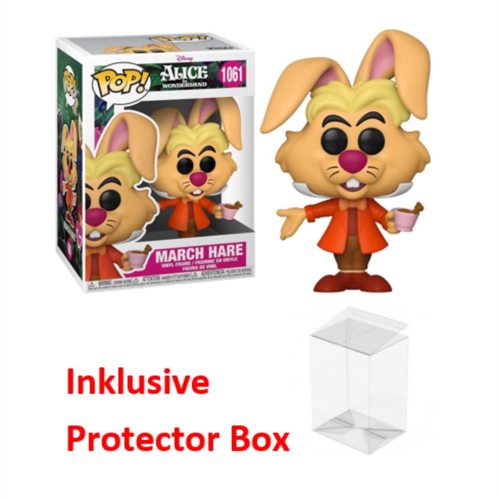 FUNKO POP Disney Alice in Wonderland #1061 March Hare Figur sealed+Protector Box